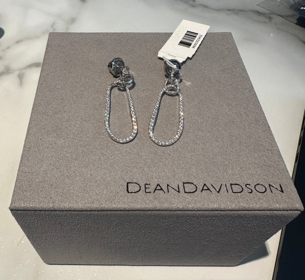 Dean Davidson PAVE CAMILLE DROP EARRINGS - Silver/White Topaz SKU #E1168-S-WTP
