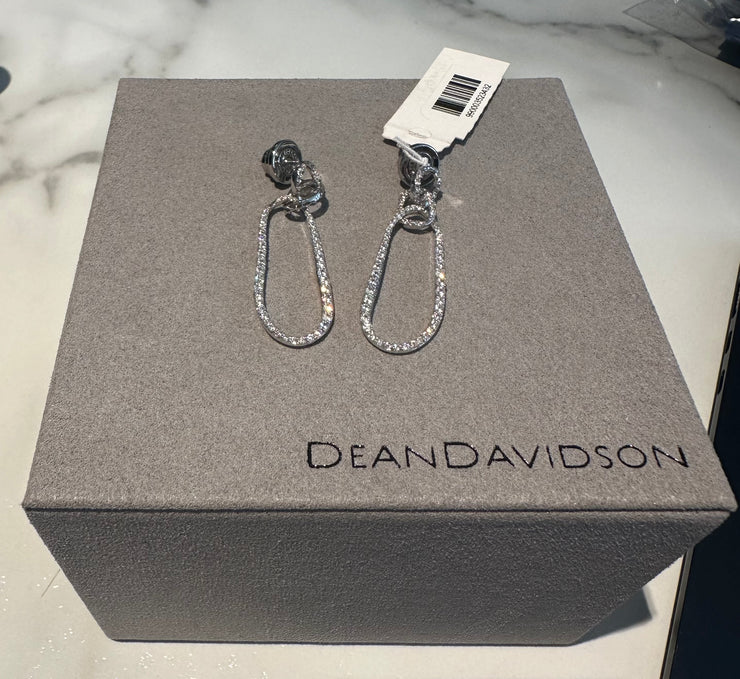 Dean Davidson PAVE CAMILLE DROP EARRINGS - Silver/White Topaz SKU #E1168-S-WTP