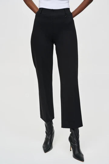 Joseph Ribkoff High Rise 3/4 Length Black Pant 243049