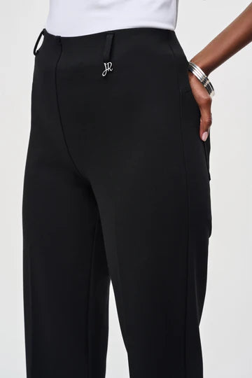 Joseph Ribkoff High Rise 3/4 Length Black Pant 243049
