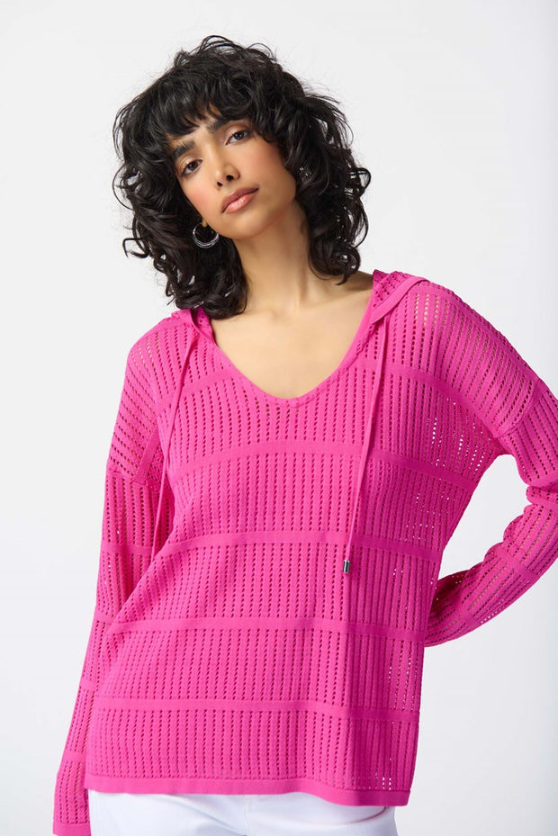 Joseph Ribkoff Pink Hoodie 241923