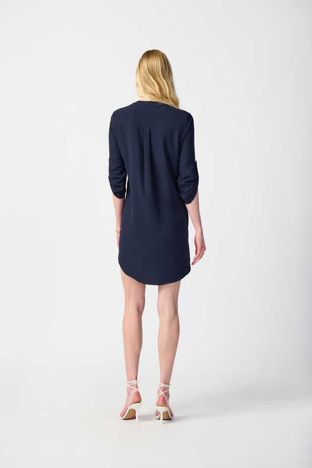 Joseph Ribkoff Navy Zip Dress 232201