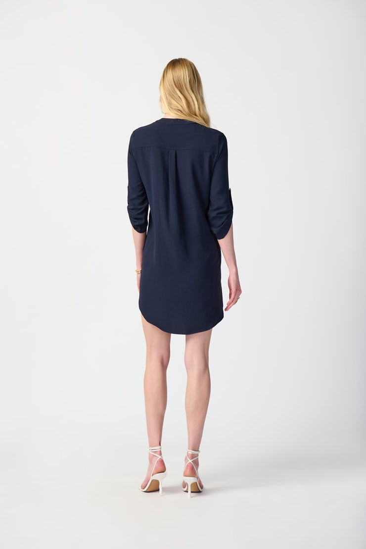 Joseph Ribkoff Navy Zip Dress 232201
