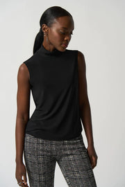 Joseph Ribkoff Black Mock Tank 233298