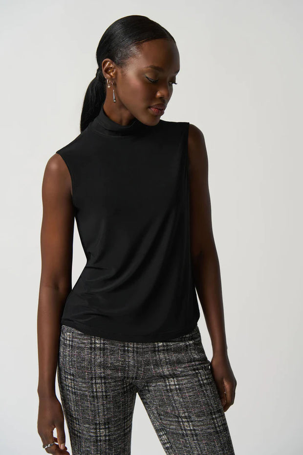 Joseph Ribkoff Black Mock Tank 233298