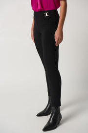 Joseph Ribkoff Black Pant Gold Link 233180