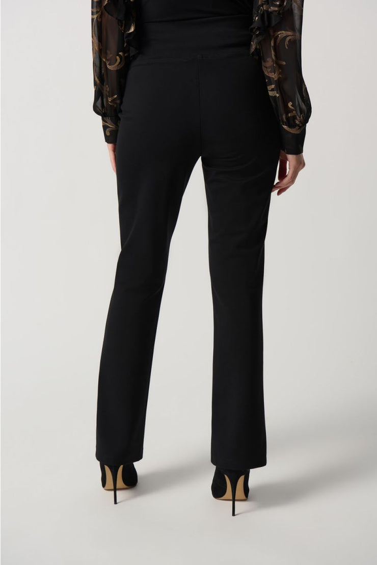 Joseph Ribkoff Black Front Slit Pant 234038