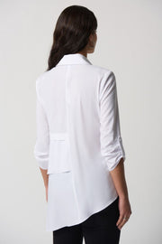 Joseph Ribkoff White JR Button Down 233099