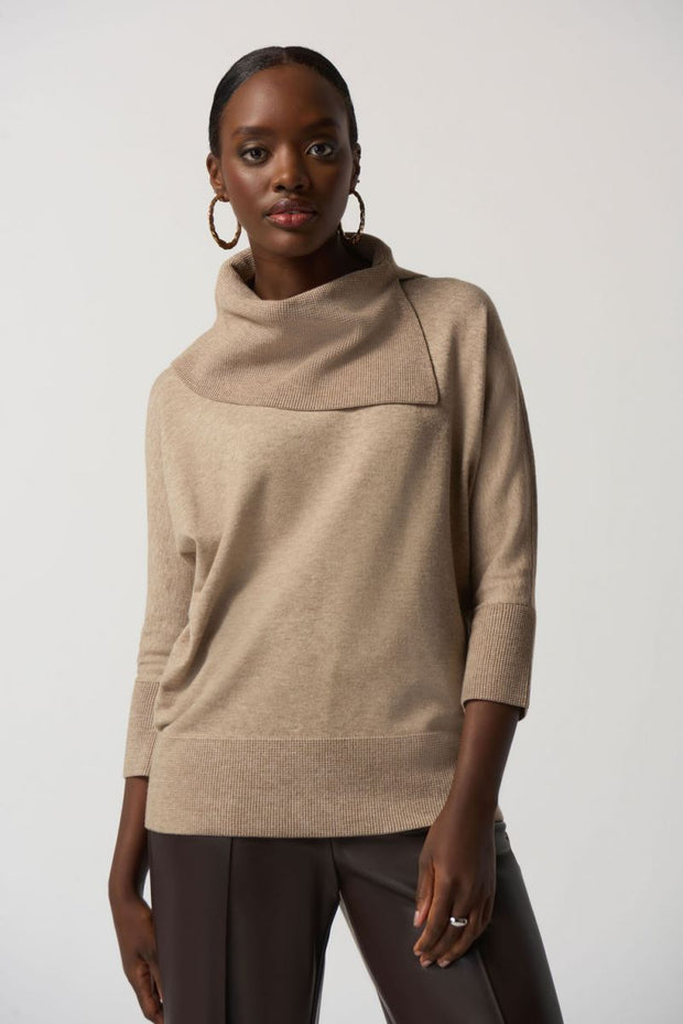 Joseph Ribkoff Latte Collar Sweater 233955