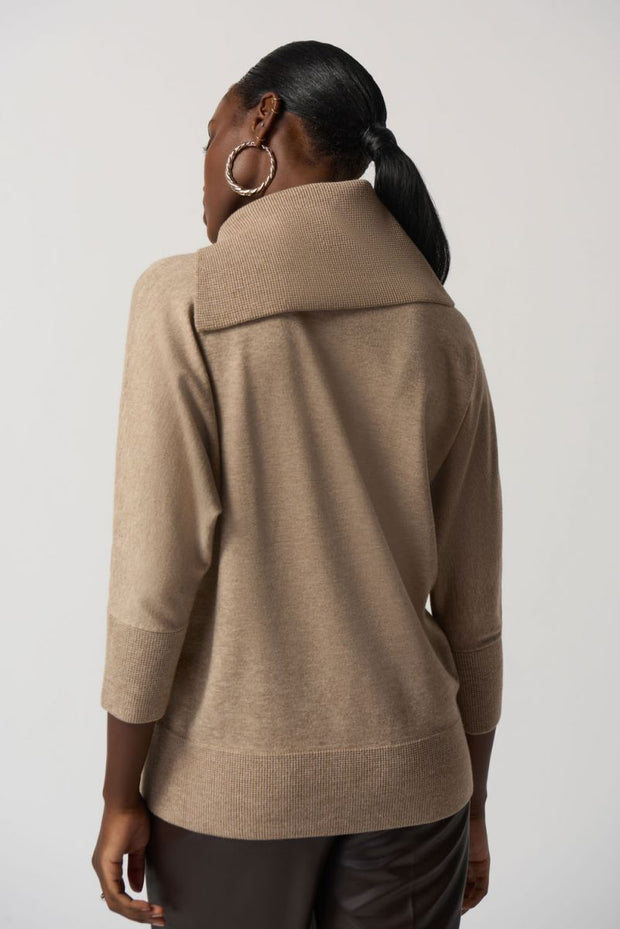 Joseph Ribkoff Latte Collar Sweater 233955
