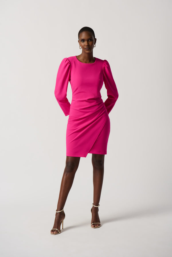 Joseph Ribkoff Hot Pink Dress 234025 Joseph Ribkoff Hot Pink Dress 234025