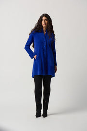 Joseph Ribkoff Fuzzy Cobalt Jacket 234906