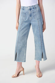 Joseph Ribkoff Straight Crop Sparkle Jean 241903