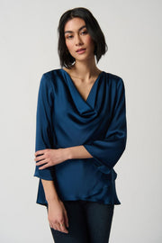 Joseph Ribkoff Sea Blue Blouse 234082
