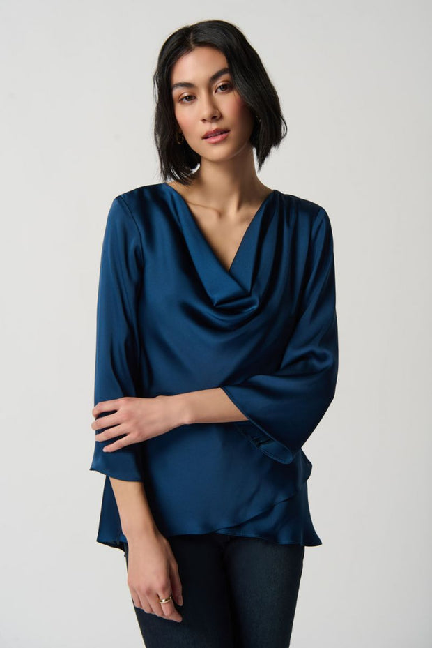 Joseph Ribkoff Sea Blue Blouse 234082
