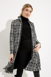 Joseph Ribkoff Black White Trench Dress 233167
