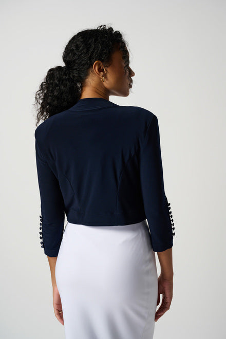 Joseph Ribkoff Navy Cropped Bolero Jacket 213707