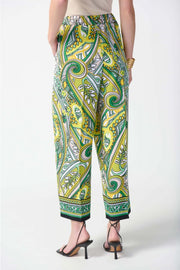 Joseph Ribkoff Yellow Green Swirl Pant 242010