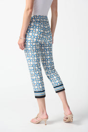 Joseph Ribkoff Blue Grey Circle Pant 242148
