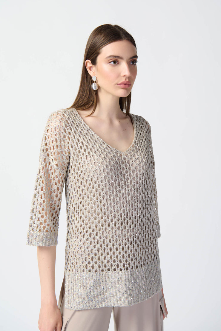 Joseph Ribkoff Champagne Sweater 241922
