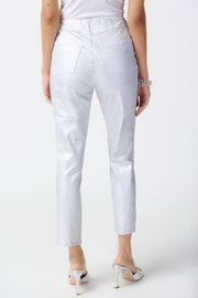 Joseph Ribkoff Silver Print Pant 241932