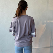 DAYDREAMER Queen Varsity Hazy Violet Tee