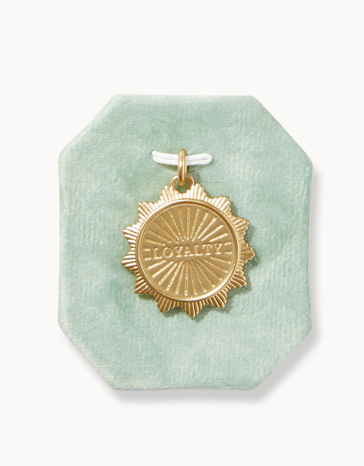 Spartina Loyalty Crystal Gold Charm