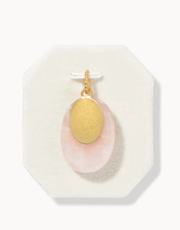 Spartina Friendship Thistle Rose Quartz Charm