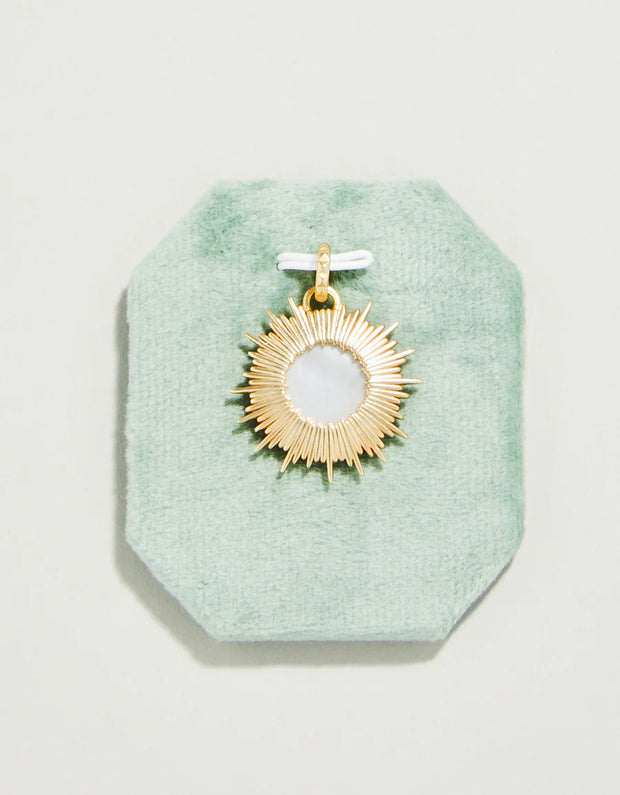 Spartina Radiant Sunburst Mother Of Pearl Charm