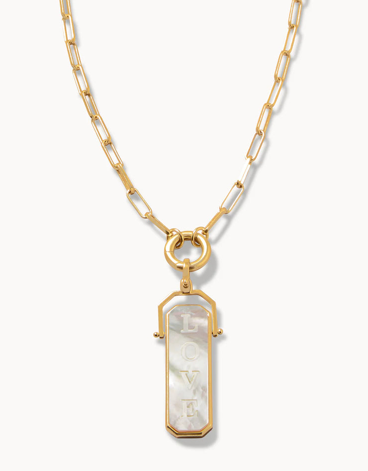 Spartina Love Yourself Charm Necklace
