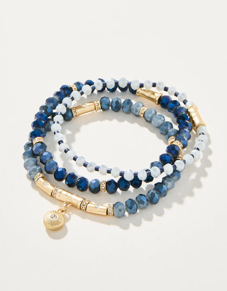 Sparkle Stretch Bracelet Sack Blue