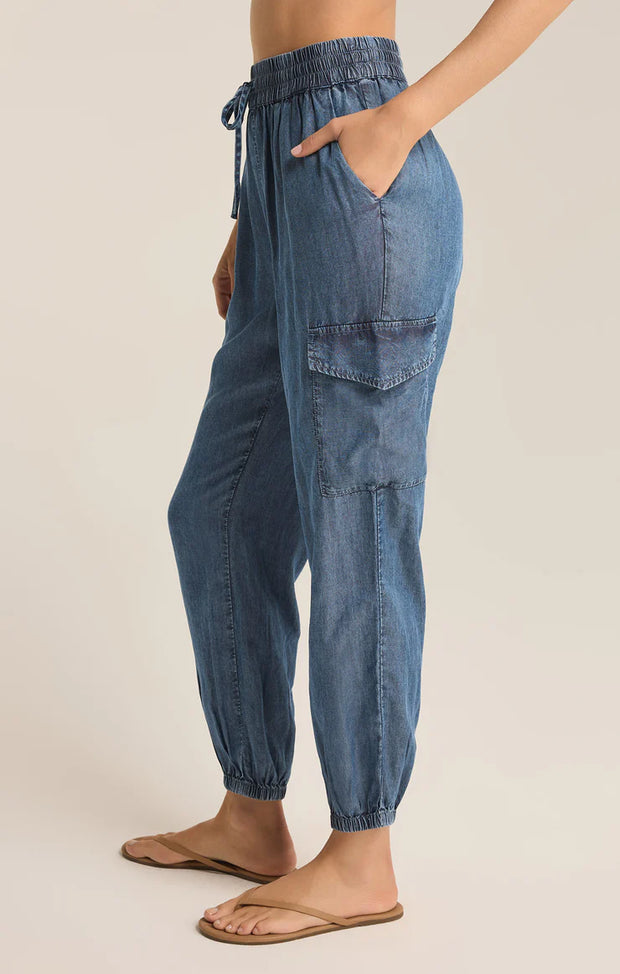 Z Supply Rory Chambray Cargo Jogger