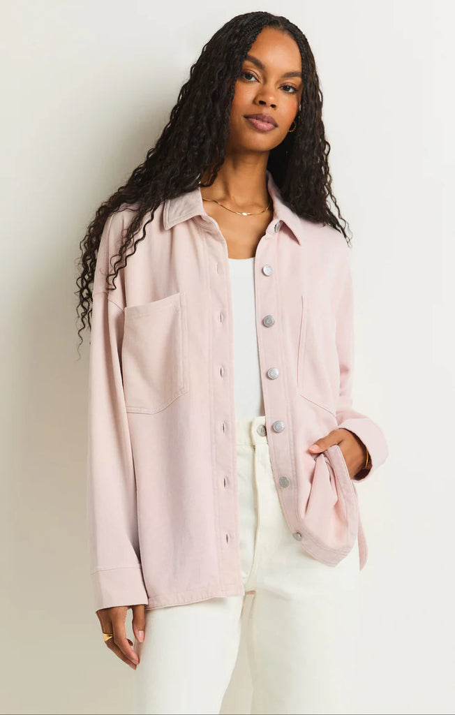 Z Supply All Day Knit Jacket Pink – laurel e. boutique