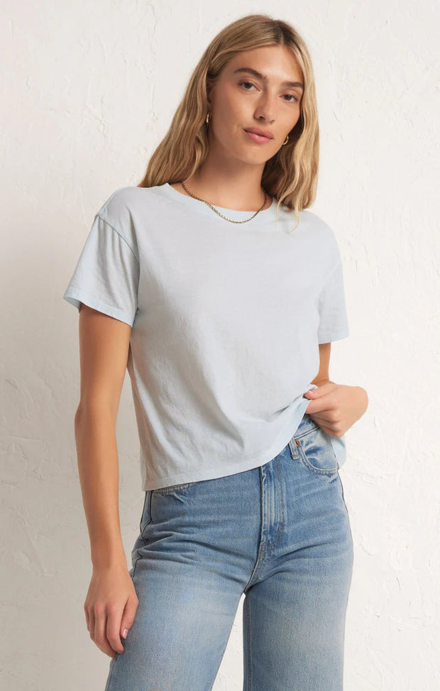 Z Supply Go To Tee Blue