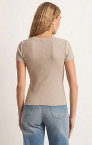 Z Supply Sirena SS Tee Putty