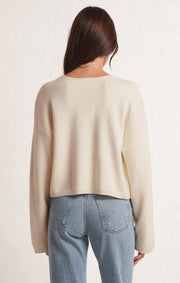 Z Supply Estelle Cardigan Sandstone