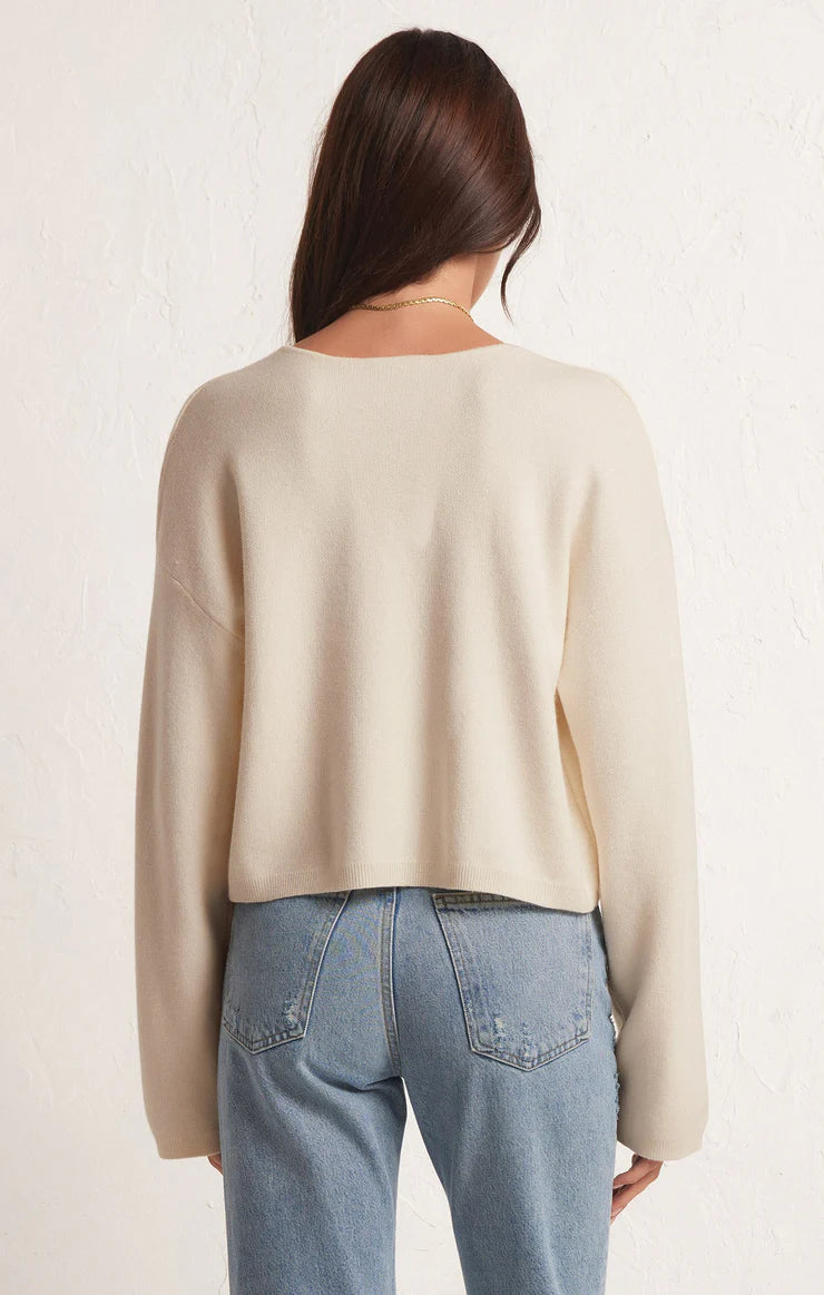 Z Supply Estelle Cardigan Sandstone