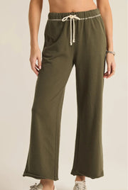 Z Supply Huntington French Terry Pant Grape Leaf