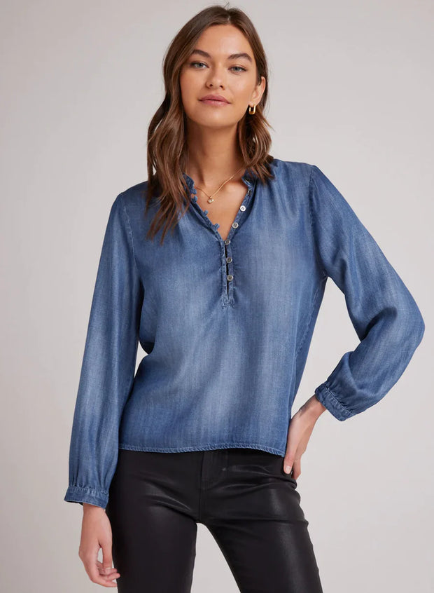 Bella Dahl Moonlight Wash Pullover Denim Shirt