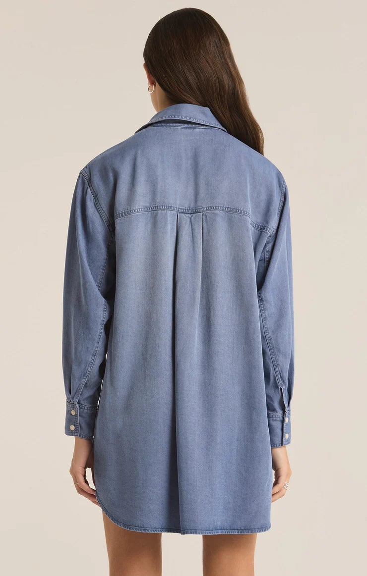 Z Supply Dover Chambray Dress laurel e. boutique Z Supply Dover Chambray Dress laurel e. boutique