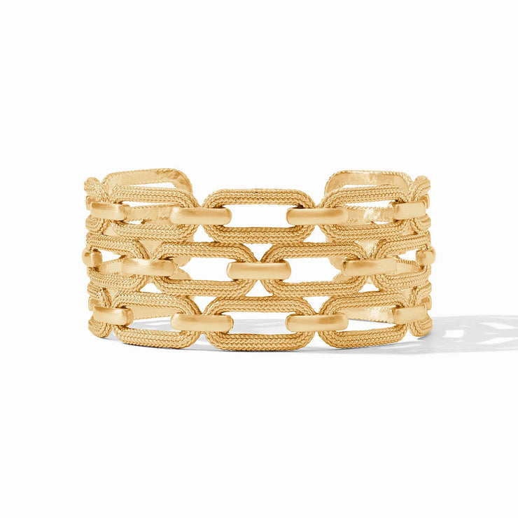 Julie Vos Cheval Paperclip Cuff Gold O/S
