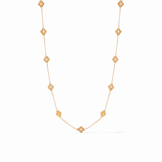 Julie Vos Florentine Demi Delicate Station Necklace Gold
