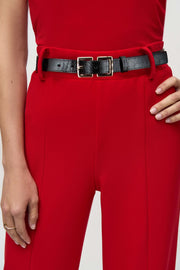 Joseph Ribkoff Red Pant with Belt 244093