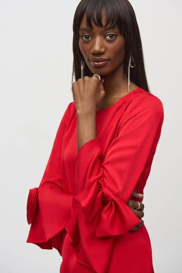 red joseph ribkoff dress Joseph Ribkoff 173411 Lipstick Red Dress