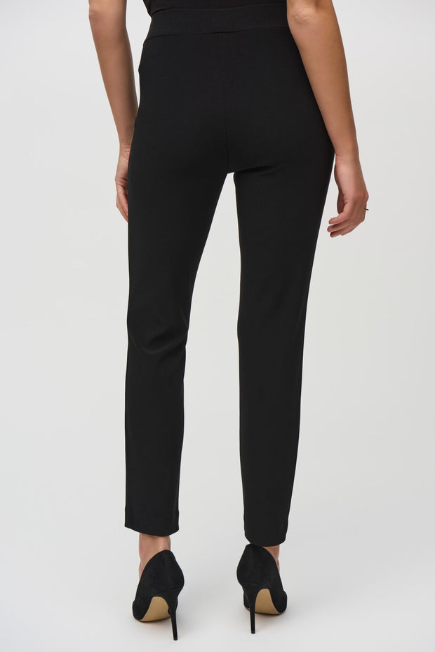 Joseph Ribkoff Black Straight Leg with Gold Buttons 244006