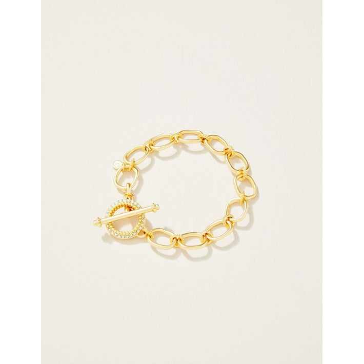 SPARTINA 449 Cristal Aura Toggle Bracelet White Opal