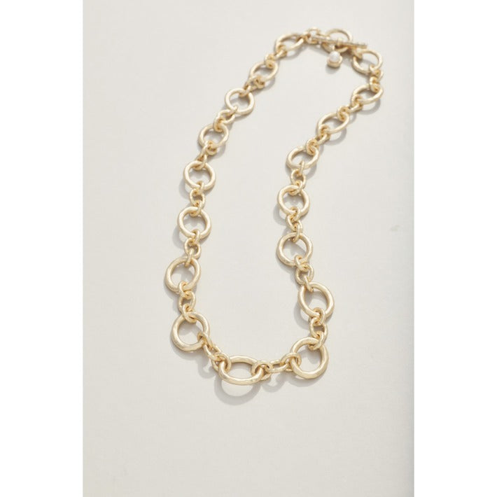 Spartina DeVaul Chain Toggle Necklace 18" Gold 409638