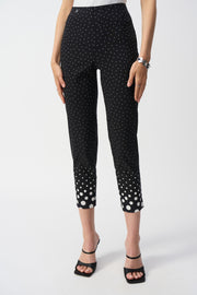 Joseph Ribkoff Millennium Dot Print Straight Pants 251223