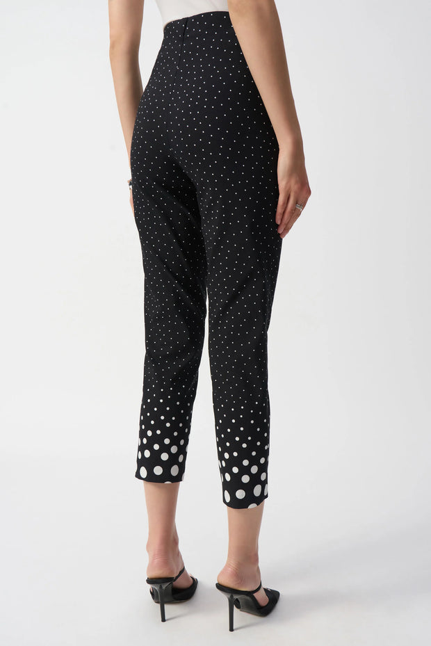 Joseph Ribkoff Millennium Dot Print Straight Pants 251223