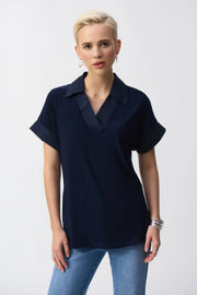 Joseph Ribkoff Silky Knit And Memory Boxy Top 251290